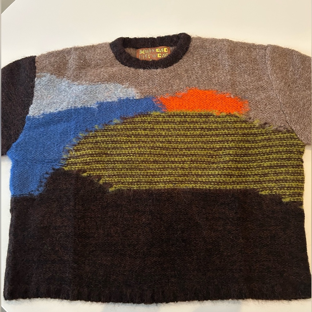 Brain Dead boxy alpaca wool sweater